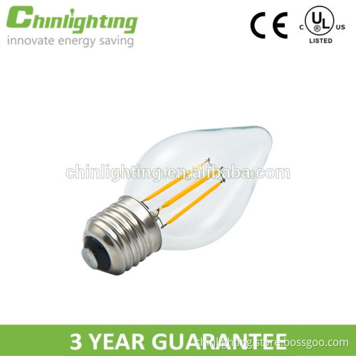 2016 new fashion candle shape clear high quality led the lamp